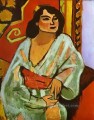 The Algerian Woman abstract fauvism Henri Matisse